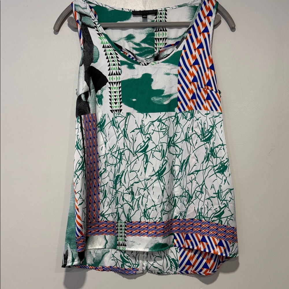 Forenza Multicolor Abstract Tank Top